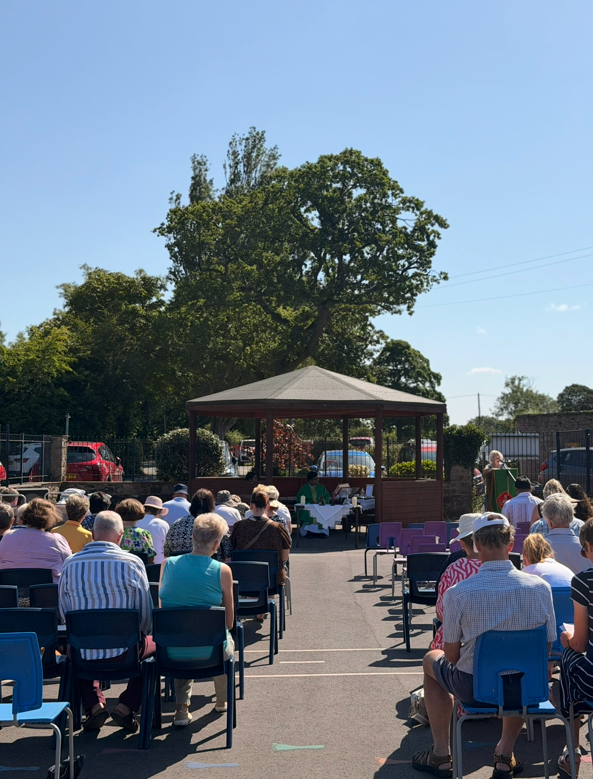 Open Air mass on 12th July
